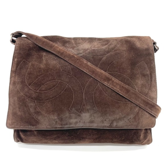 CHANEL Brown Logo Shoulder Bag - Picture 1 of 13